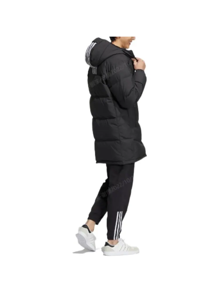Пуховик черный Adidas neo Logo — изображение 3 из 4