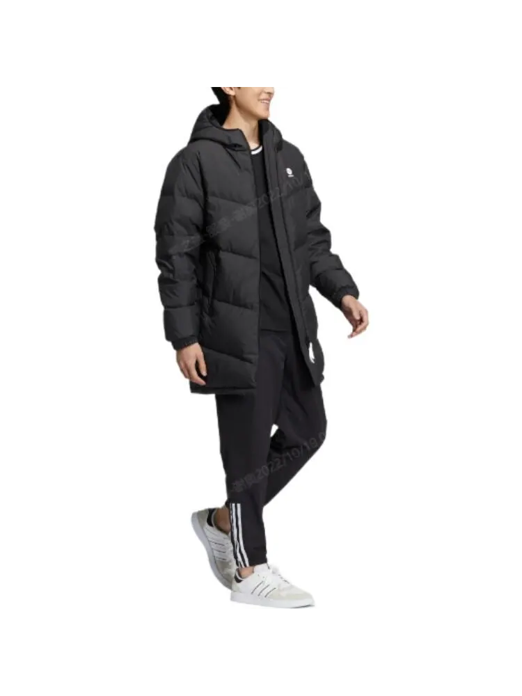 Пуховик черный Adidas neo Logo — изображение 4 из 4