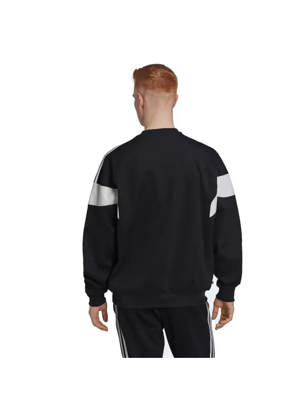 Толстовка оригиналы adicolor классика cut line crew свитшот Adidas — изображение 4 из 4, черный/мульти