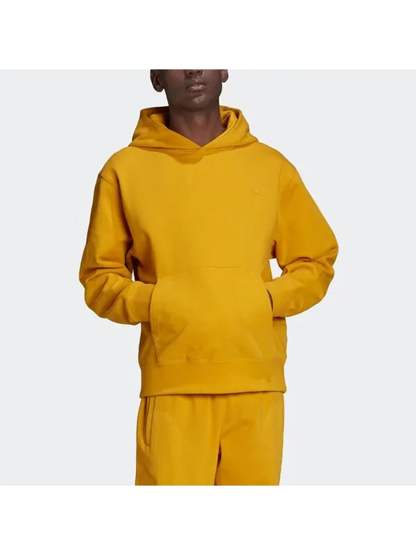 Толстовка adidas originals Adicolor Trefoil 'Yellow' — изображение 2 из 3, желтый