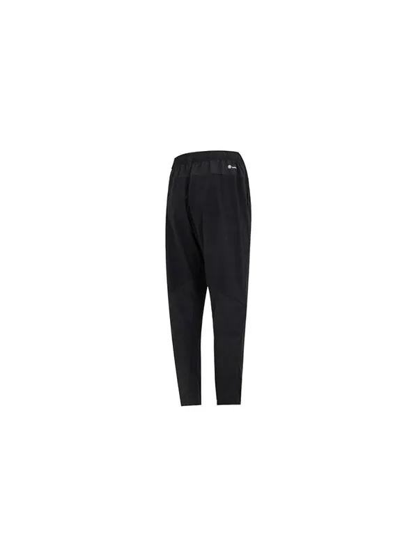 Брюки adidas Aeroready Designed For Movement Training Joggers 'Black' — изображение 2 из 4, черный/белый