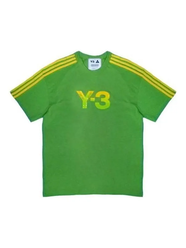 Футболка adidas Y-3 x PALACE Logo T-Shirt 'Green' — изображение 1 из 1, зеленый