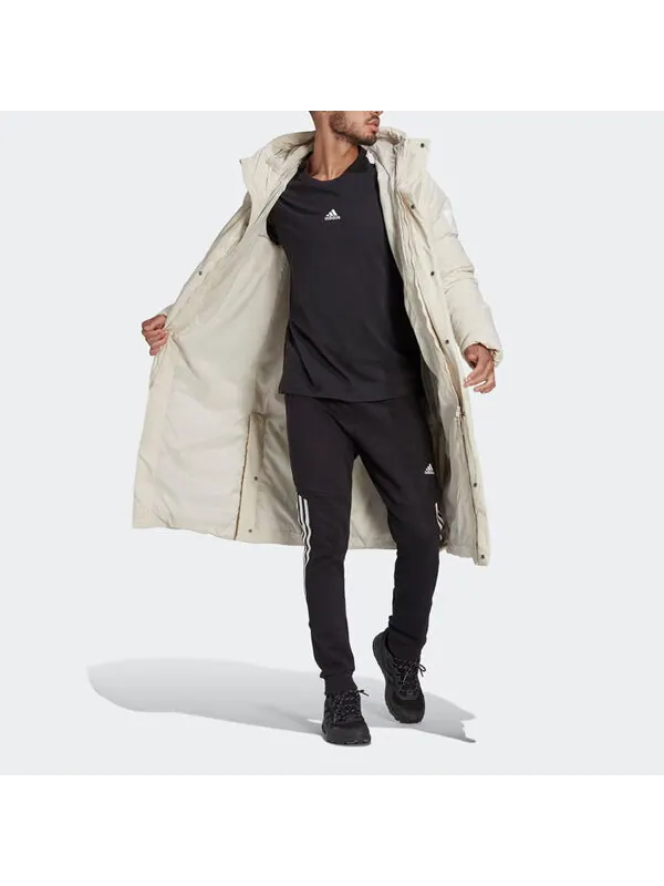 Пуховик adidas Big Baffle Down Coat — изображение 2 из 4, бежевый