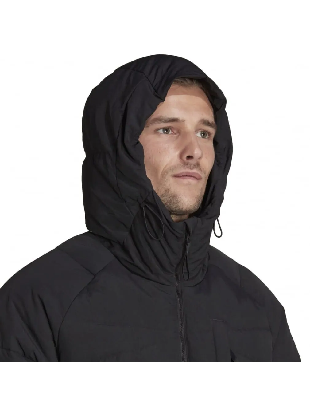 Мужская куртка-пуховик Adidas Big Baffle — изображение 4 из 7, черный