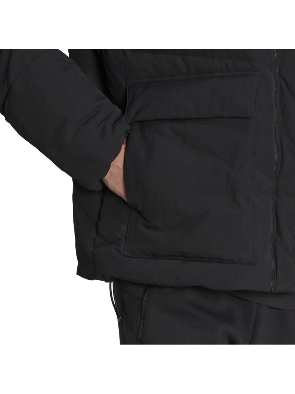 Мужская куртка-пуховик Adidas Big Baffle — изображение 5 из 7, черный