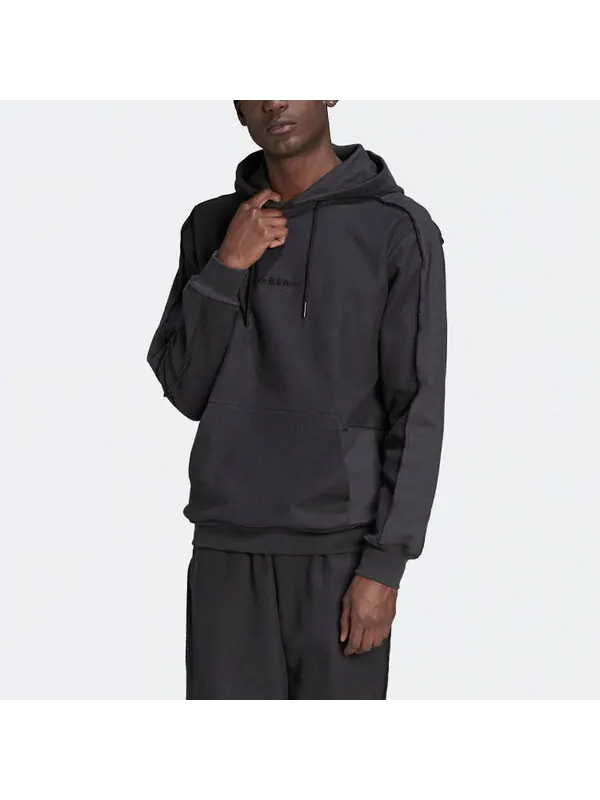 Толстовка Men's adidas originals Sports Solid Color Black — изображение 3 из 4, мульти
