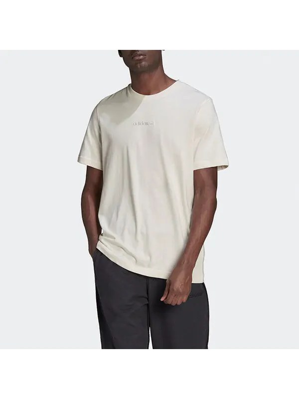 Футболка adidas originals Logo Round Neck Pullover Short Sleeve White — изображение 2 из 4, мульти