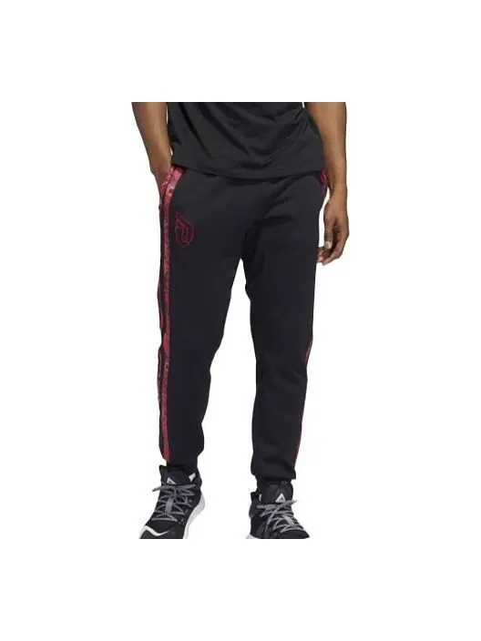 Спортивные штаны adidas Mic Dame Pant limited Side Stripe Basketball Sports Bundle Feet Pants Black — изображение 1 из 3