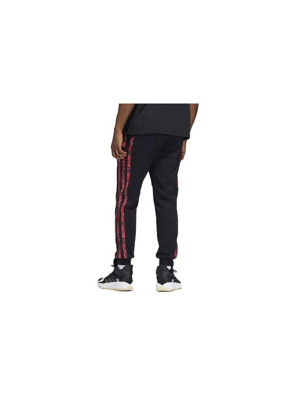 Спортивные штаны adidas Mic Dame Pant limited Side Stripe Basketball Sports Bundle Feet Pants Black — изображение 2 из 3