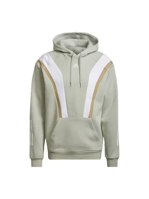 Толстовка Men's adidas Sw Fl Hoddie Contrasting Colors Sports Green — изображение 1 из 4, мульти