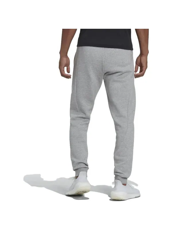 Спортивные штаны Adidas Stadium Fleece Badge of Sport Cuffed Pants 'Medium Grey' — изображение 3 из 4, серый