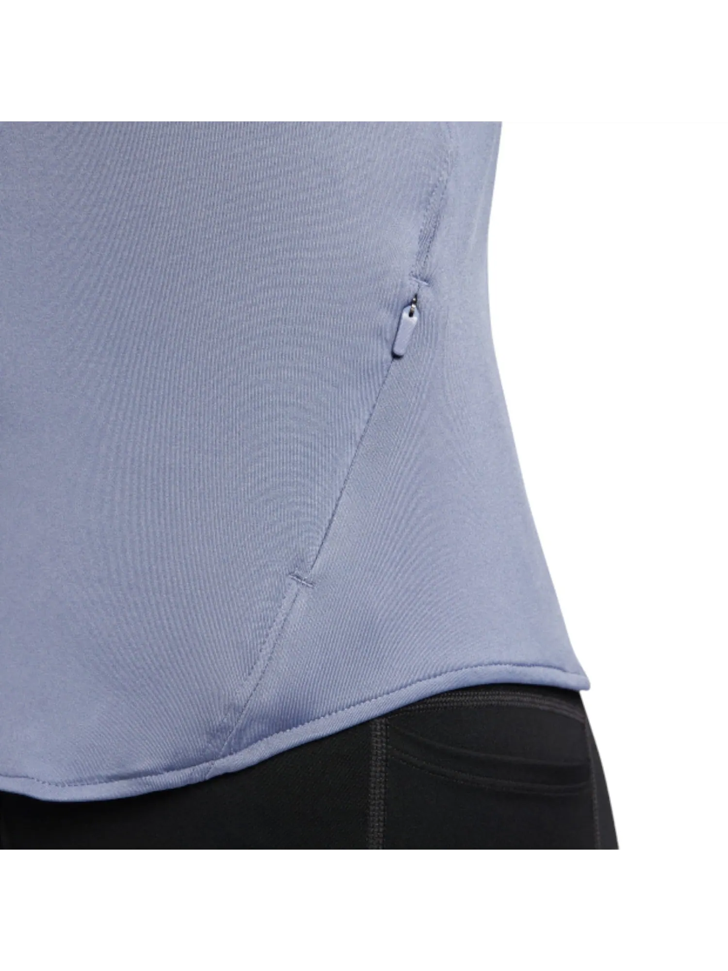 Топ (WMNS) Nike Swift Dri-FIT Sun Protection Running Top 'World Indigo Reflective Silver' — изображение 4 из 5, серый