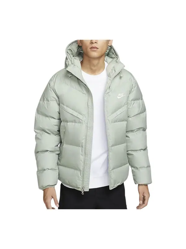 Куртка windrunner storm-fit jacket 'green' Nike — изображение 1 из 3, зеленый/белый