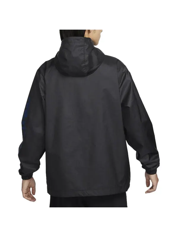 Куртка club jacket 'black' Nike — изображение 2 из 3, черный/белый/красный