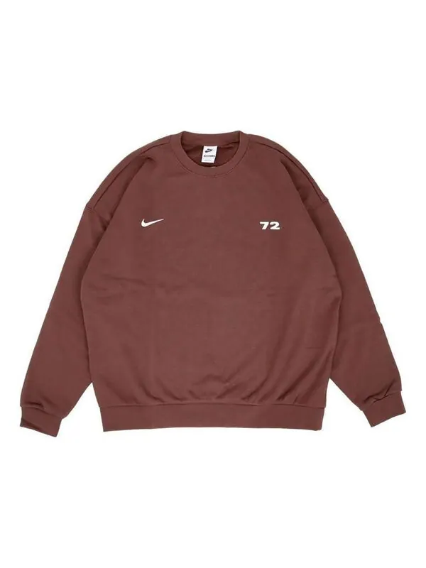 Свитер oversize logo sweatshirt 'copper' Nike — изображение 1 из 4, белый