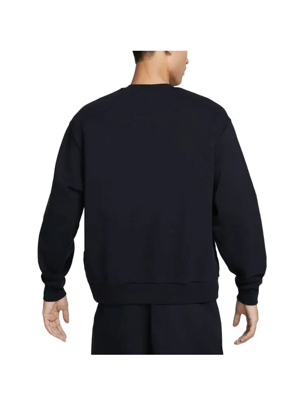 Свитер sb skate fleece crewneck sweatshirt asia sizing 'black' Nike — изображение 2 из 2, черный/белый