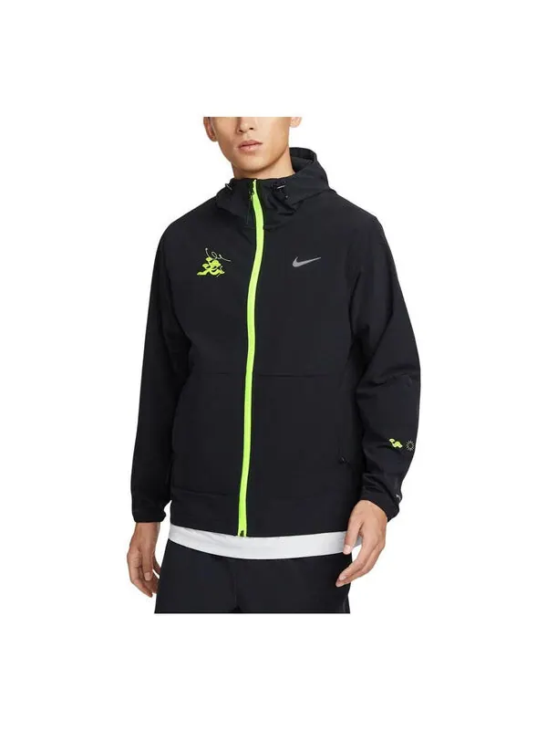 Куртка repel unlimited water-repellent hooded versatile jacket asia sizing 'black' Nike — изображение 1 из 2, черный