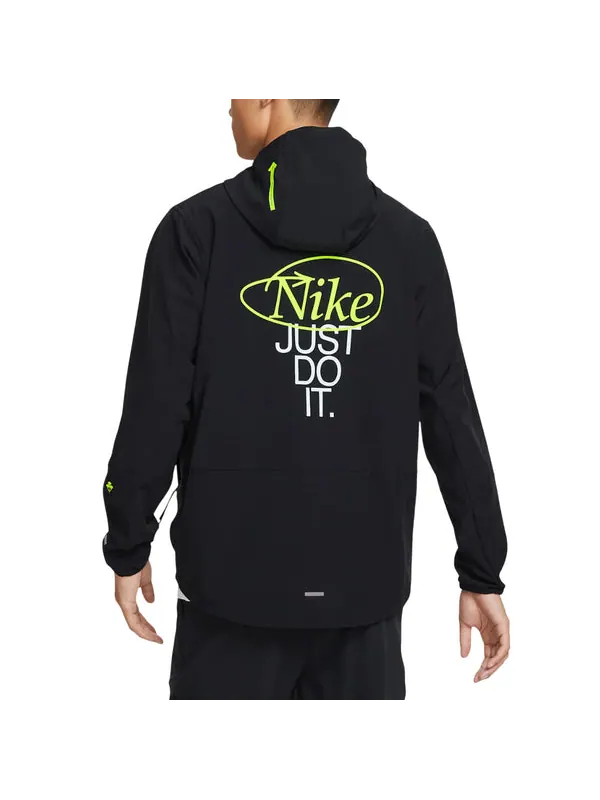 Куртка repel unlimited water-repellent hooded versatile jacket asia sizing 'black' Nike — изображение 2 из 2, черный