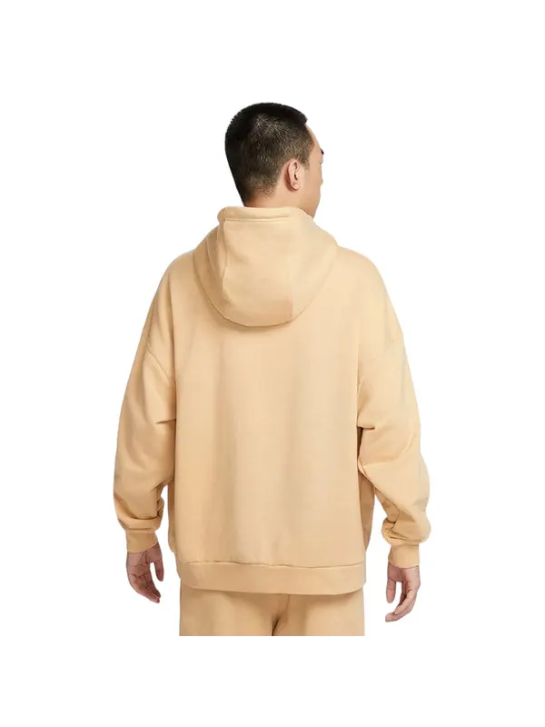 Толстовка club hoodie 'beige' Nike — изображение 2 из 2, бежевый/коричневый