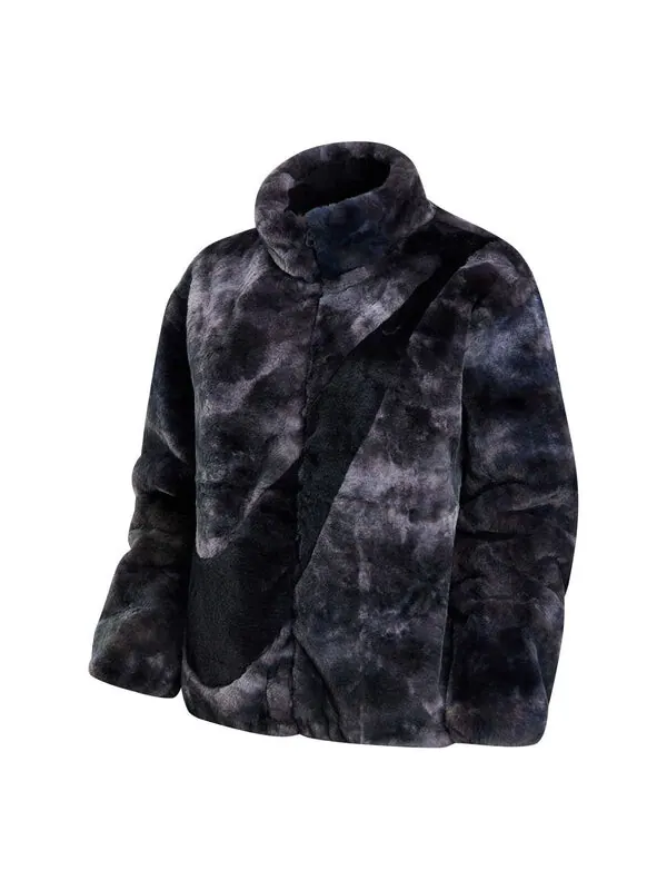 Куртка big swoosh sportswear jacket 'black' Nike — изображение 1 из 2, черный