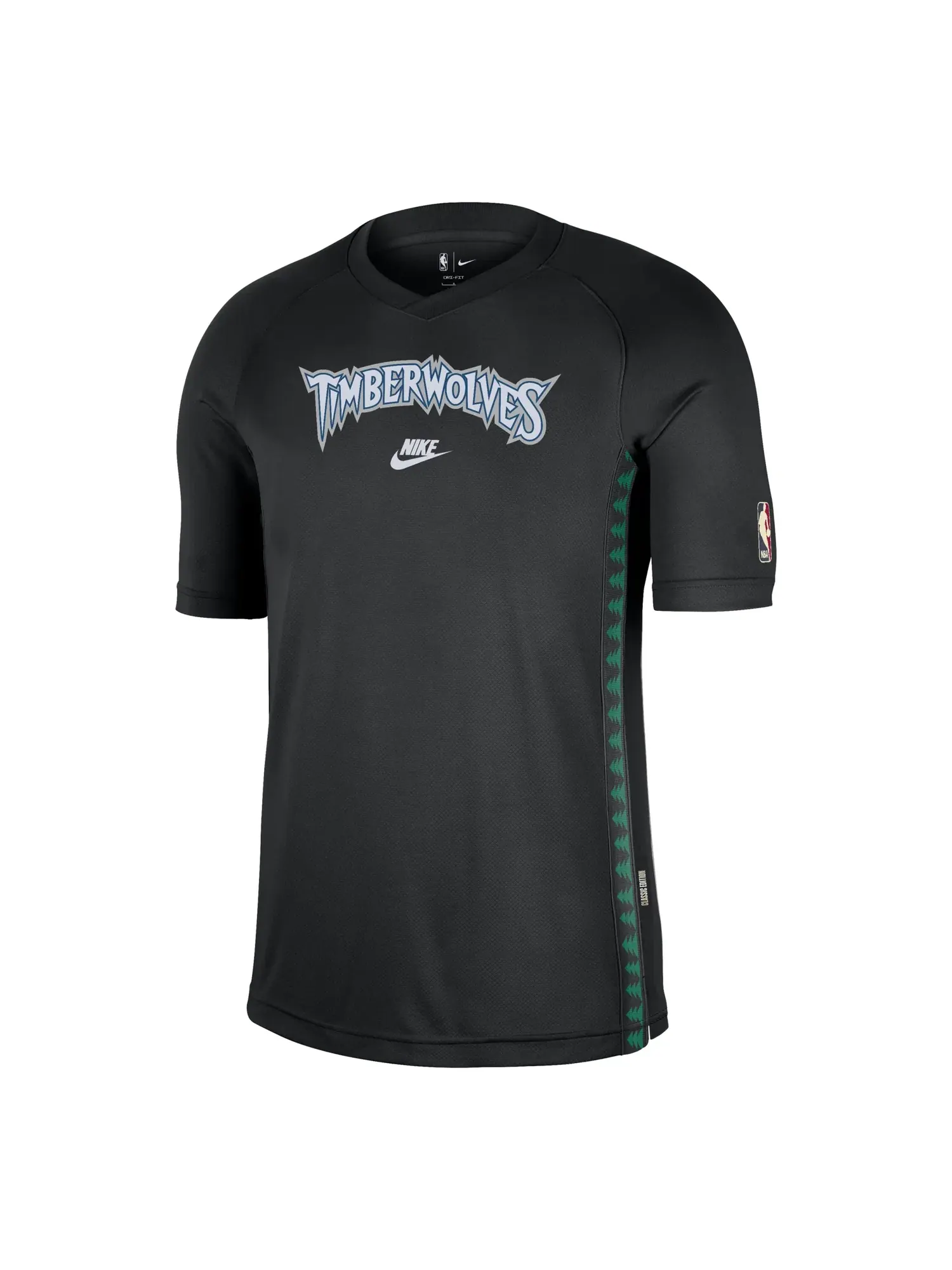 Футболка с коротким рукавом Nike Minnesota Timberwolves 2025/26 Hardwood Classics Dri-FIT — изображение 1 из 2, черный