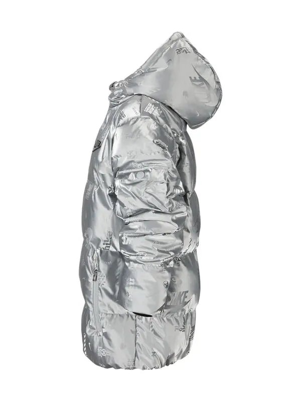 Куртка jacket 'silver' Nike — изображение 3 из 3, серебряный