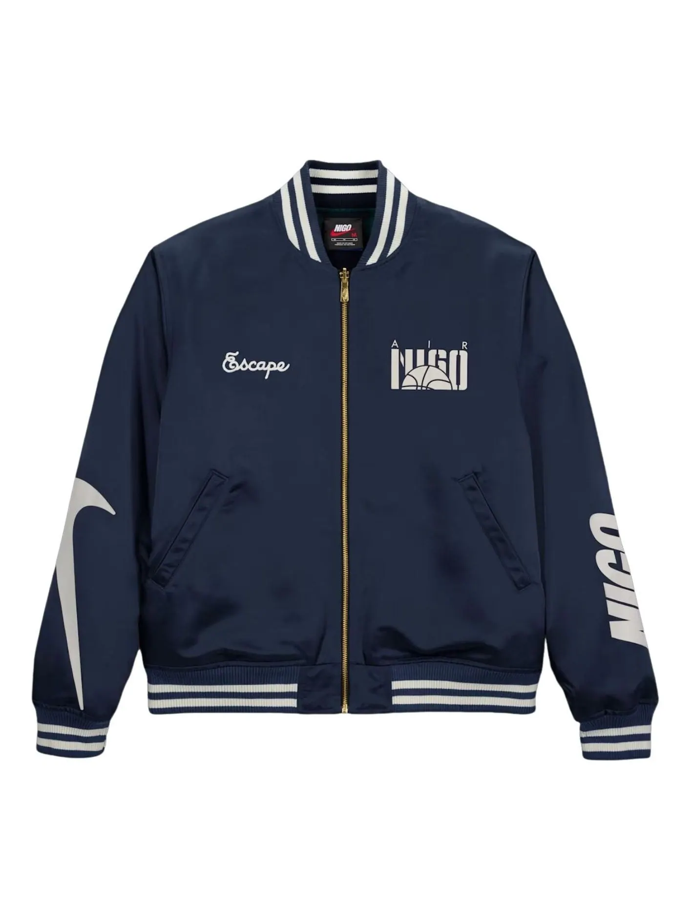 Сувенирная куртка Nike x NIGO 'Midnight Navy Black' — изображение 1 из 4, темно-синий/черный