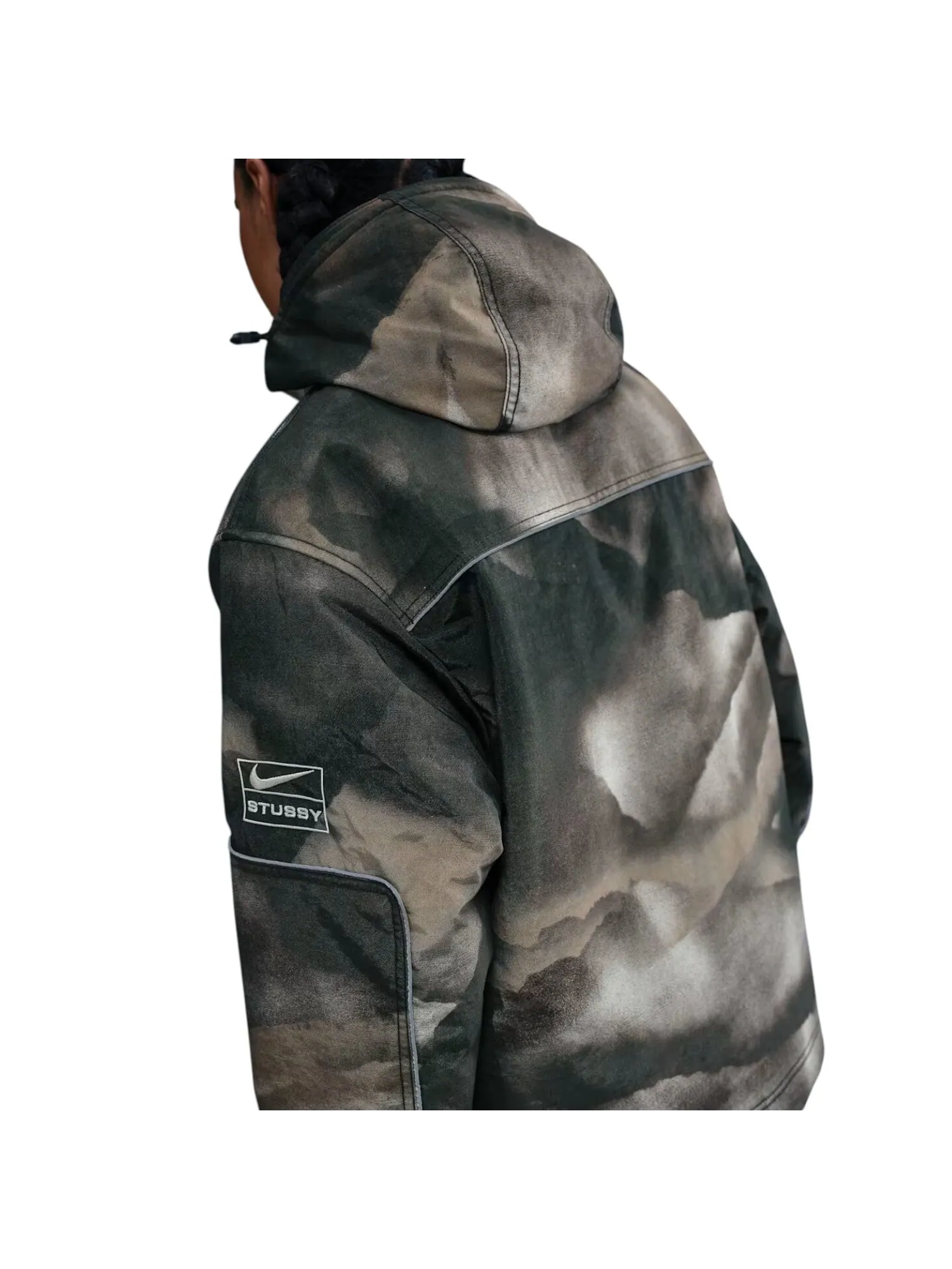 Куртка Nike x Stussy Utility Hooded Jacket 'Green' — изображение 3 из 3, зеленый