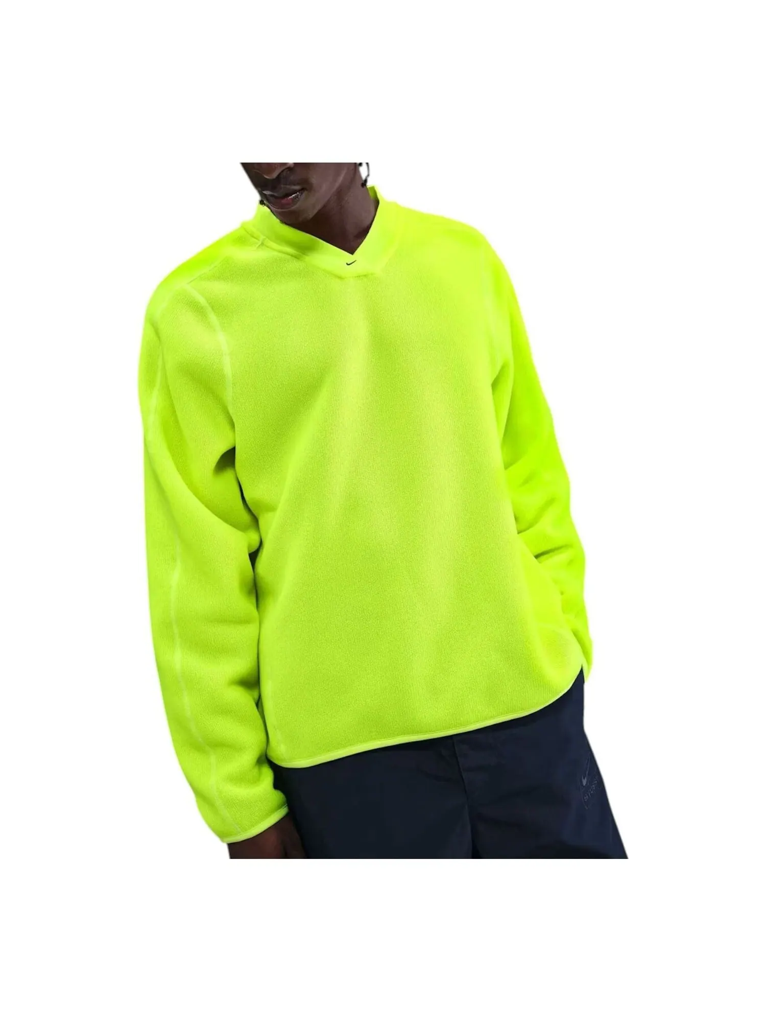 Nike x Stussy Thermal Pullover Sweatshirt 'Neon' — изображение 1 из 3, серый