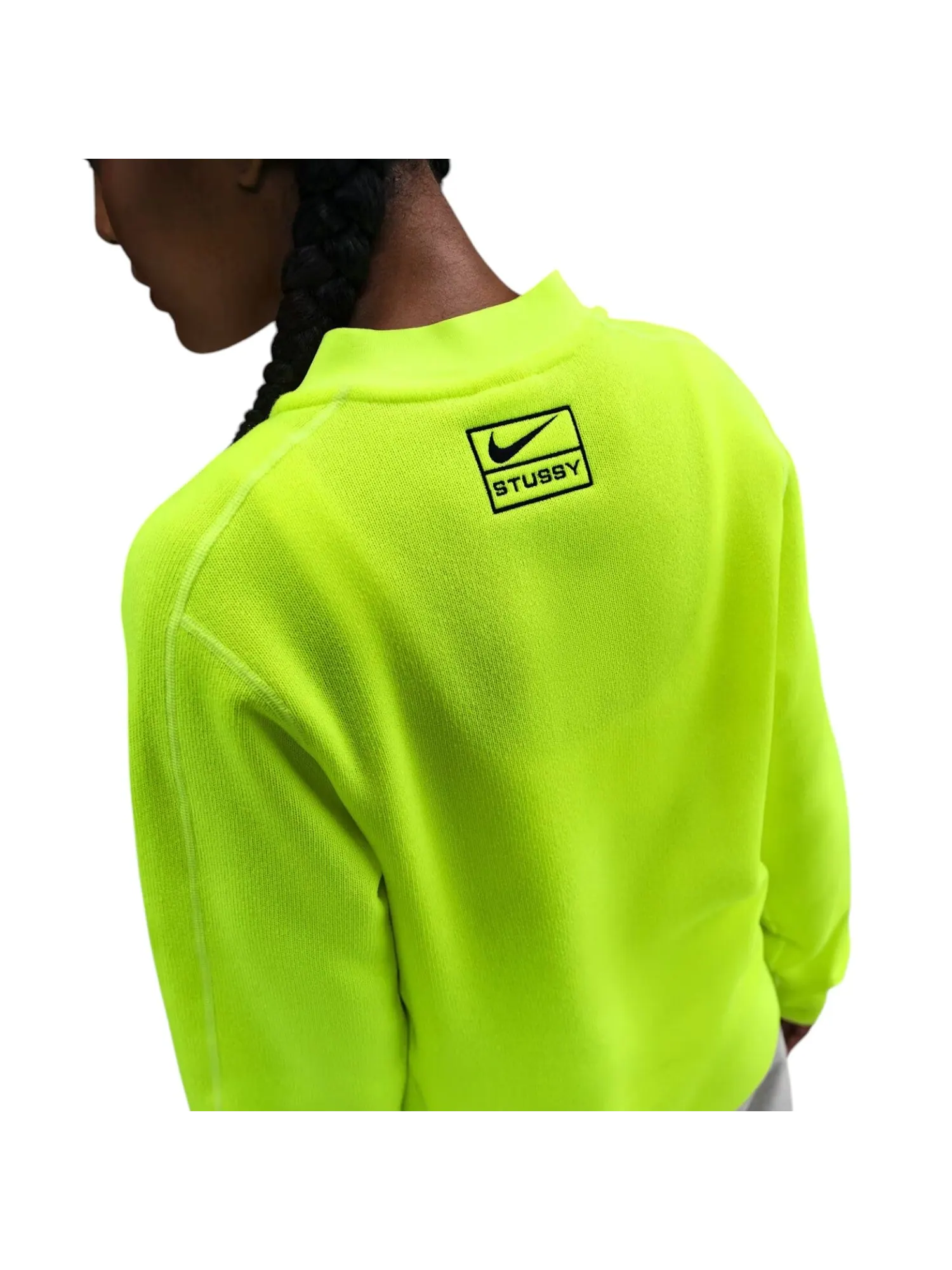 Nike x Stussy Thermal Pullover Sweatshirt 'Neon' — изображение 3 из 3, серый