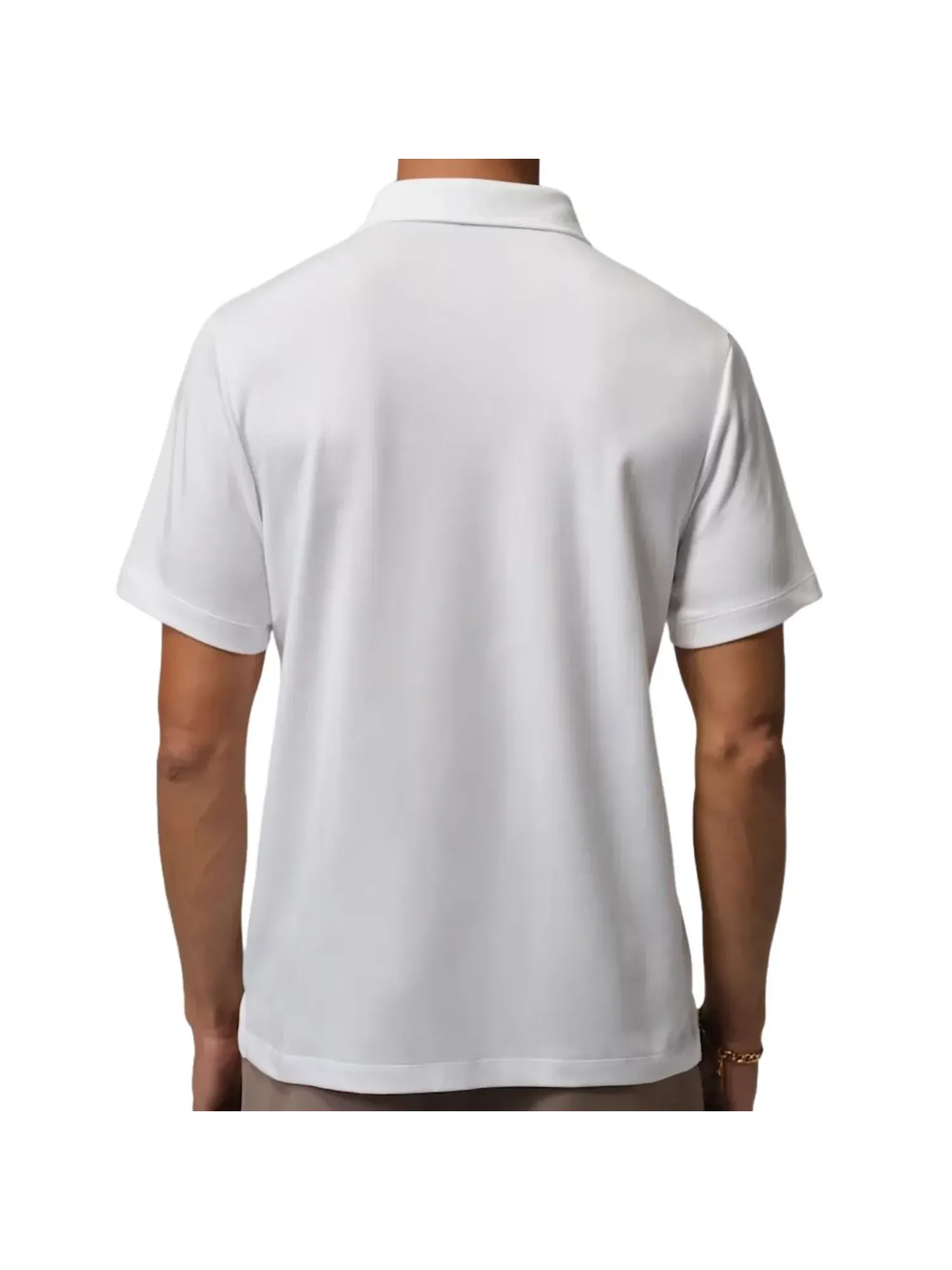 Поло Jordan Sports Dri-FIT 'White Black' — изображение 2 из 2, белый