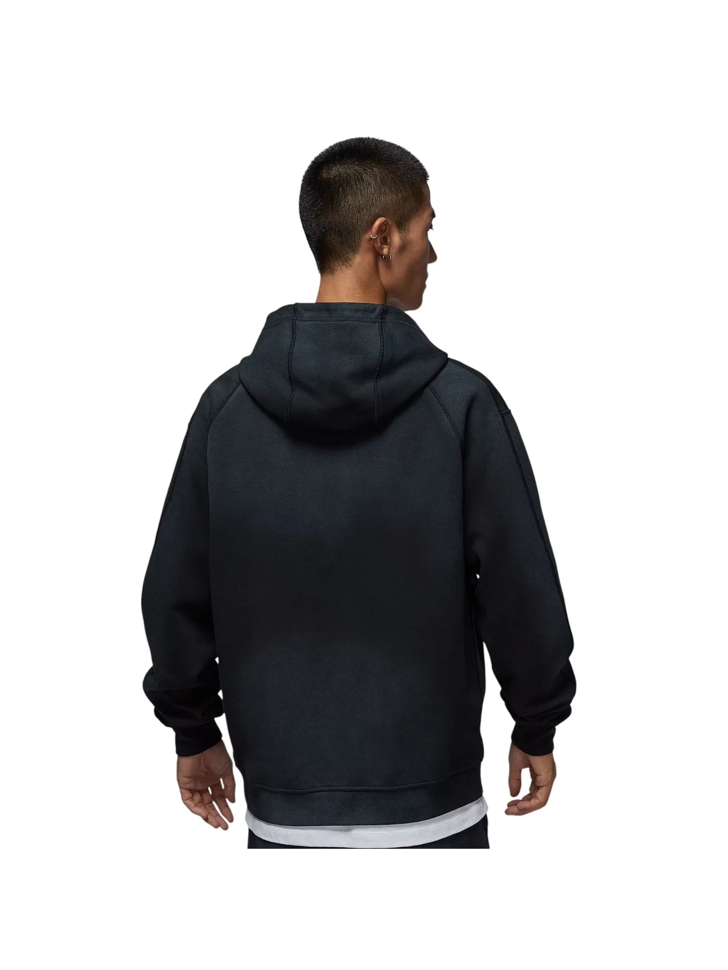 Худи Air Jordan Sport Hoop Fleece Dri-Fit Pullover Hoodie 'Black' — изображение 2 из 3, черный