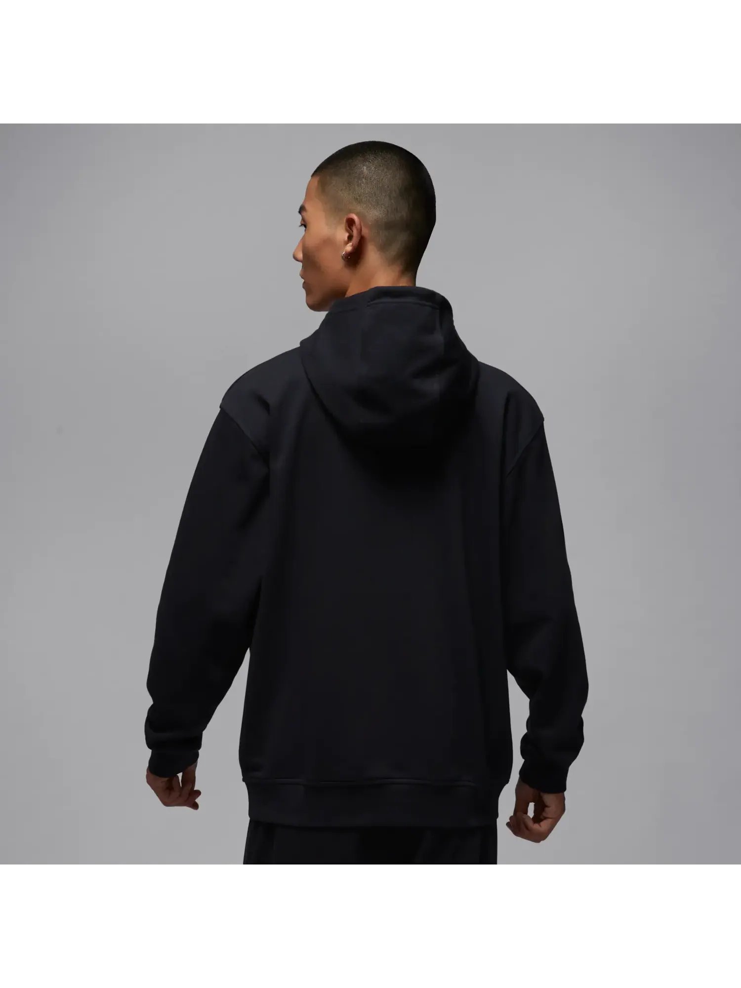 Худи Air Jordan Sport Crossover Fleece Pullover Hoodie 'Black' — изображение 2 из 4, черный