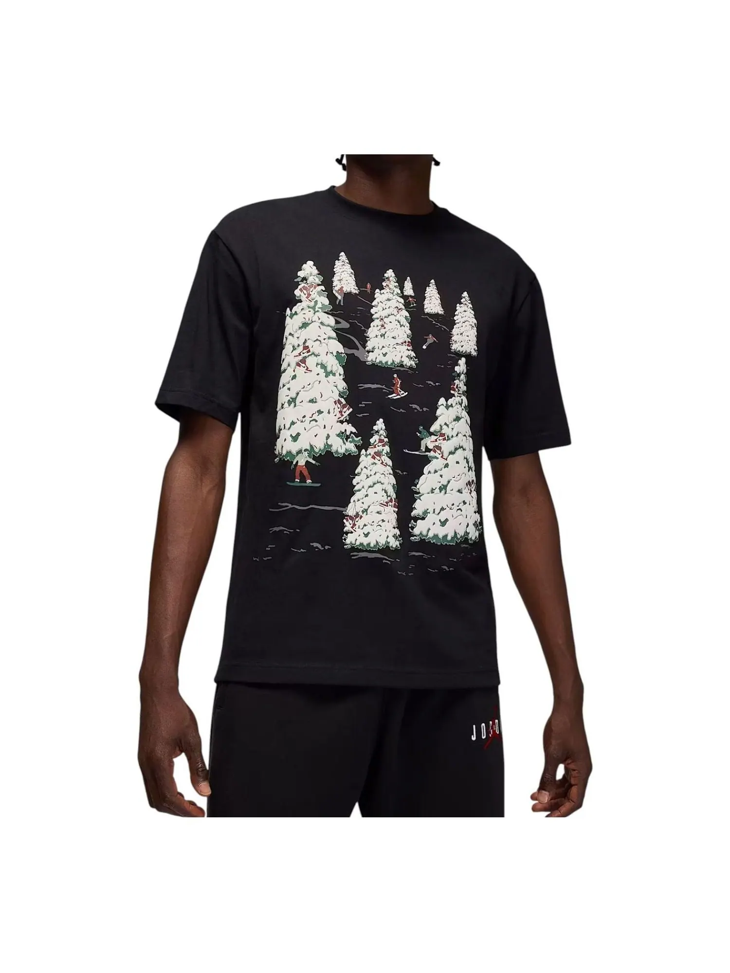Футболка Air Jordan Brooklyn Ski 'Black' — изображение 1 из 2, черный