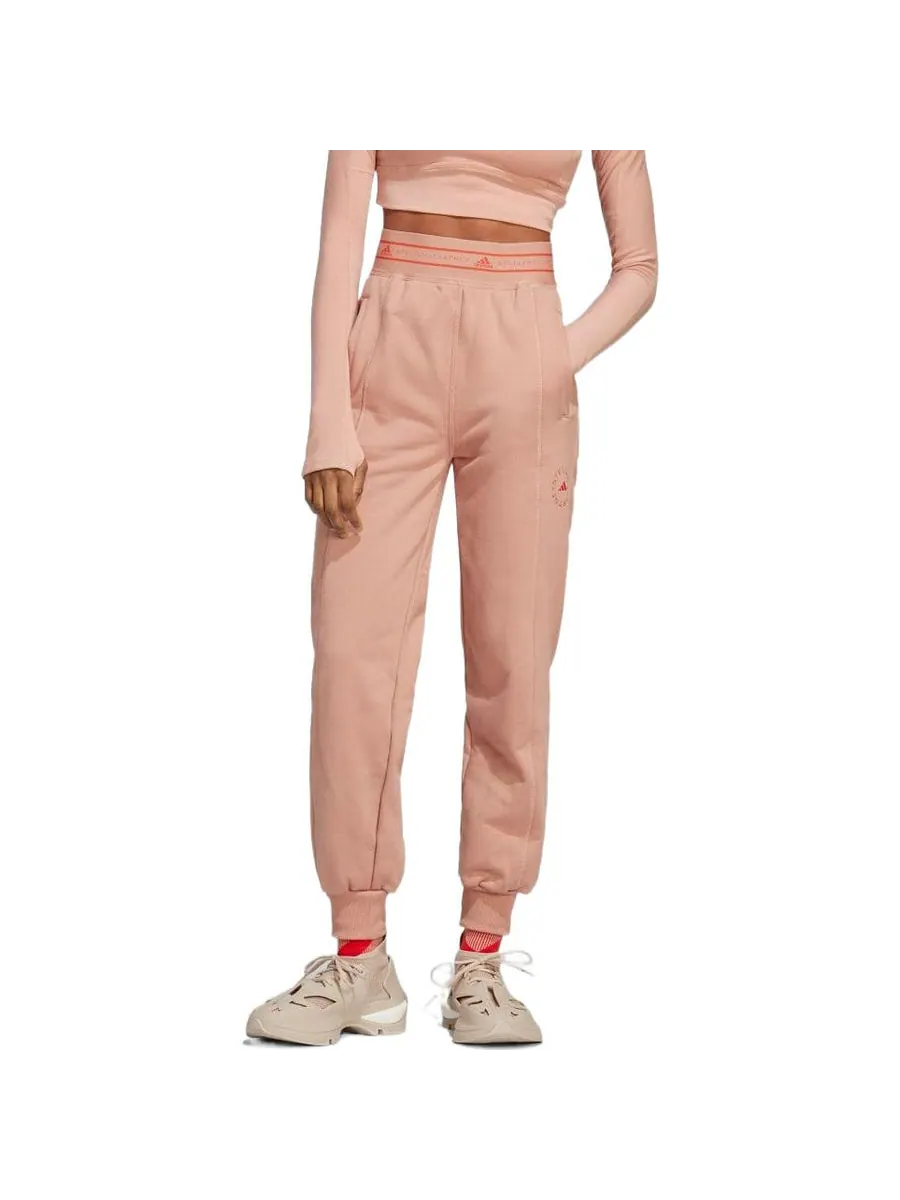 Спортивные брюки (WMNS) adidas by Stella McCartney Pants 'Brown' — изображение 3 из 4, коричневый