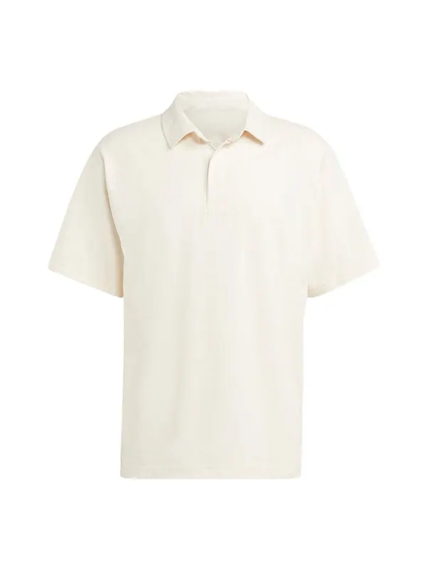 Футболка Adidas Premium Essentials Polo Shirt 'Beige' — изображение 1 из 4, бежевый