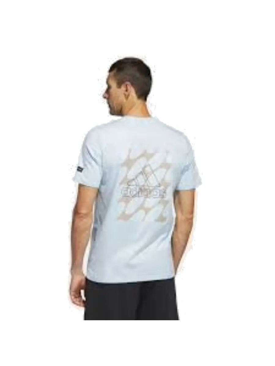 Футболка adidas x Marimekko Pocket -Shirt 'Teal' — изображение 2 из 2, бирюзовый