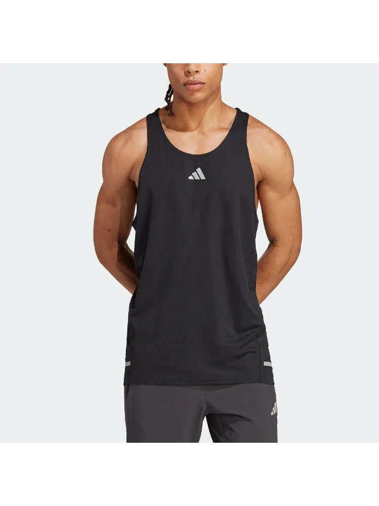 Топ adidas X-City Cooler Singlet 'Core Black' — изображение 2 из 4, черный