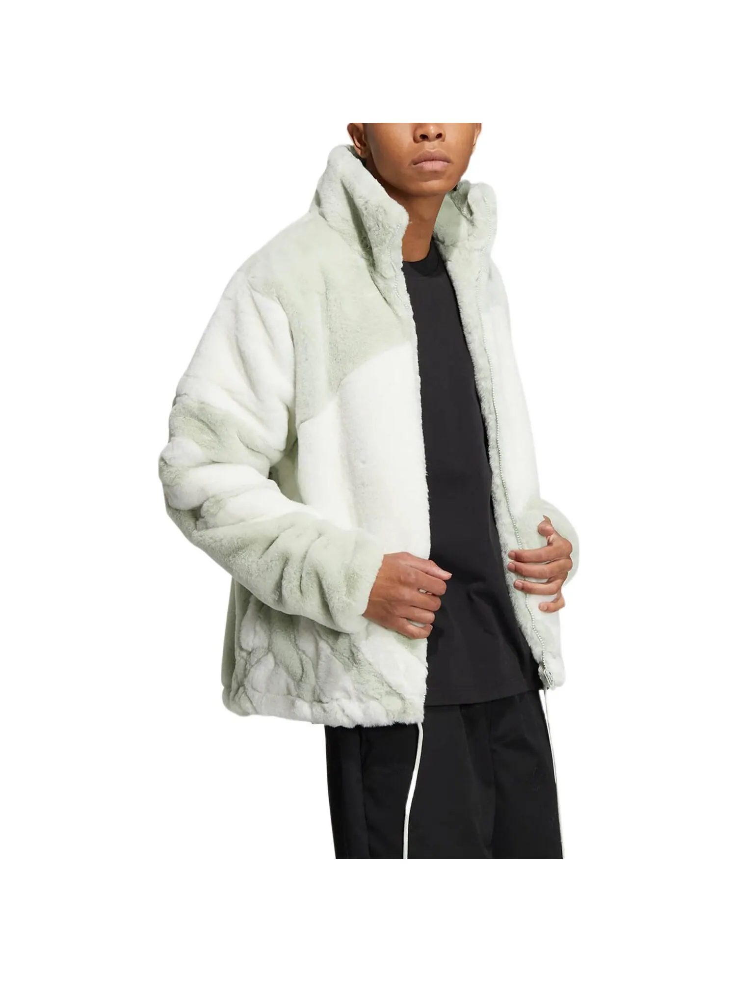 Куртка Adidas Originals Fur Track — изображение 2 из 4, зеленый