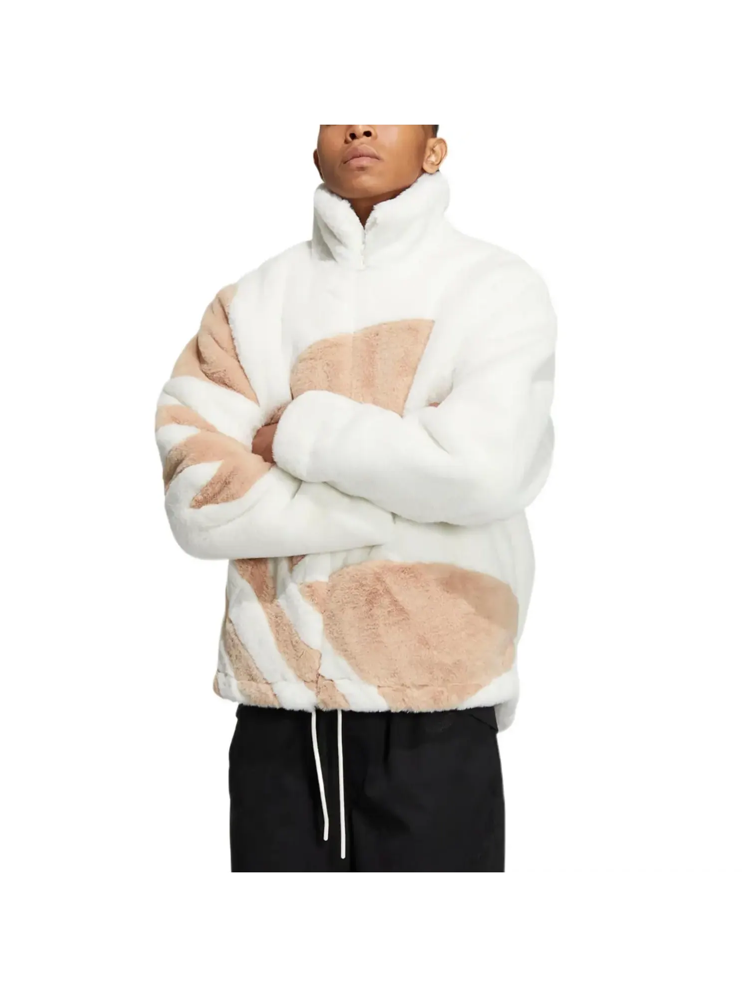 Куртка Adidas Originals Fur Track — изображение 2 из 4, белый/бежевый