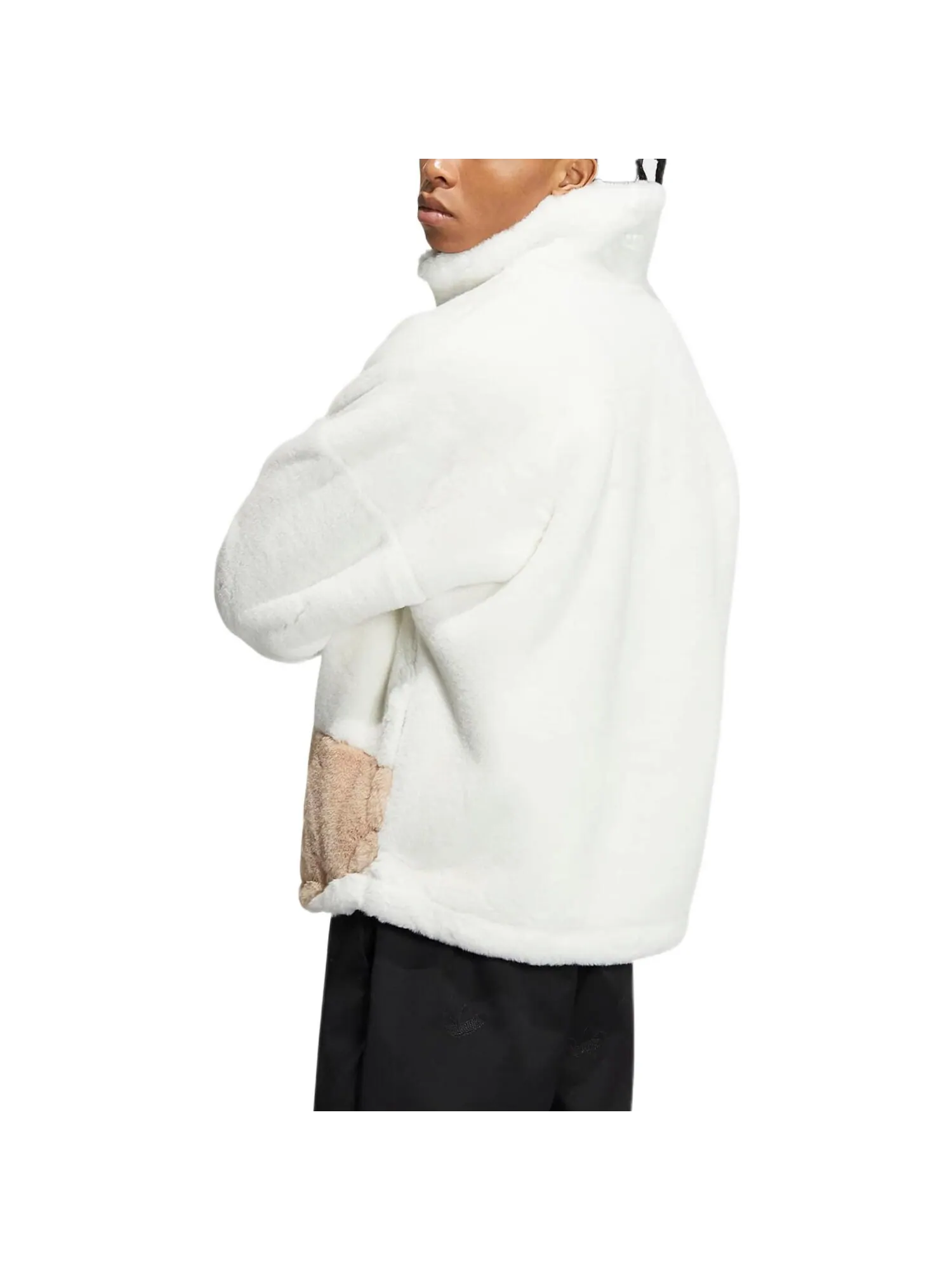 Куртка Adidas Originals Fur Track — изображение 3 из 4, белый/бежевый