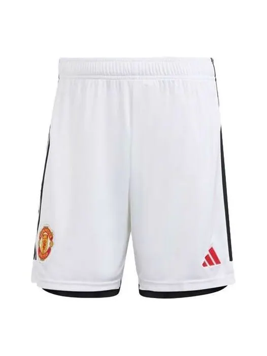 Шорты manchester united 23 24 домашние шорты Adidas — изображение 1 из 4, белый