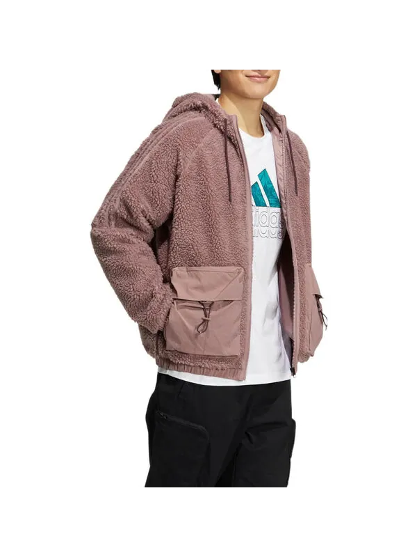Куртка Adidas St Boa Jacket 'Pink' — изображение 4 из 4, розовый