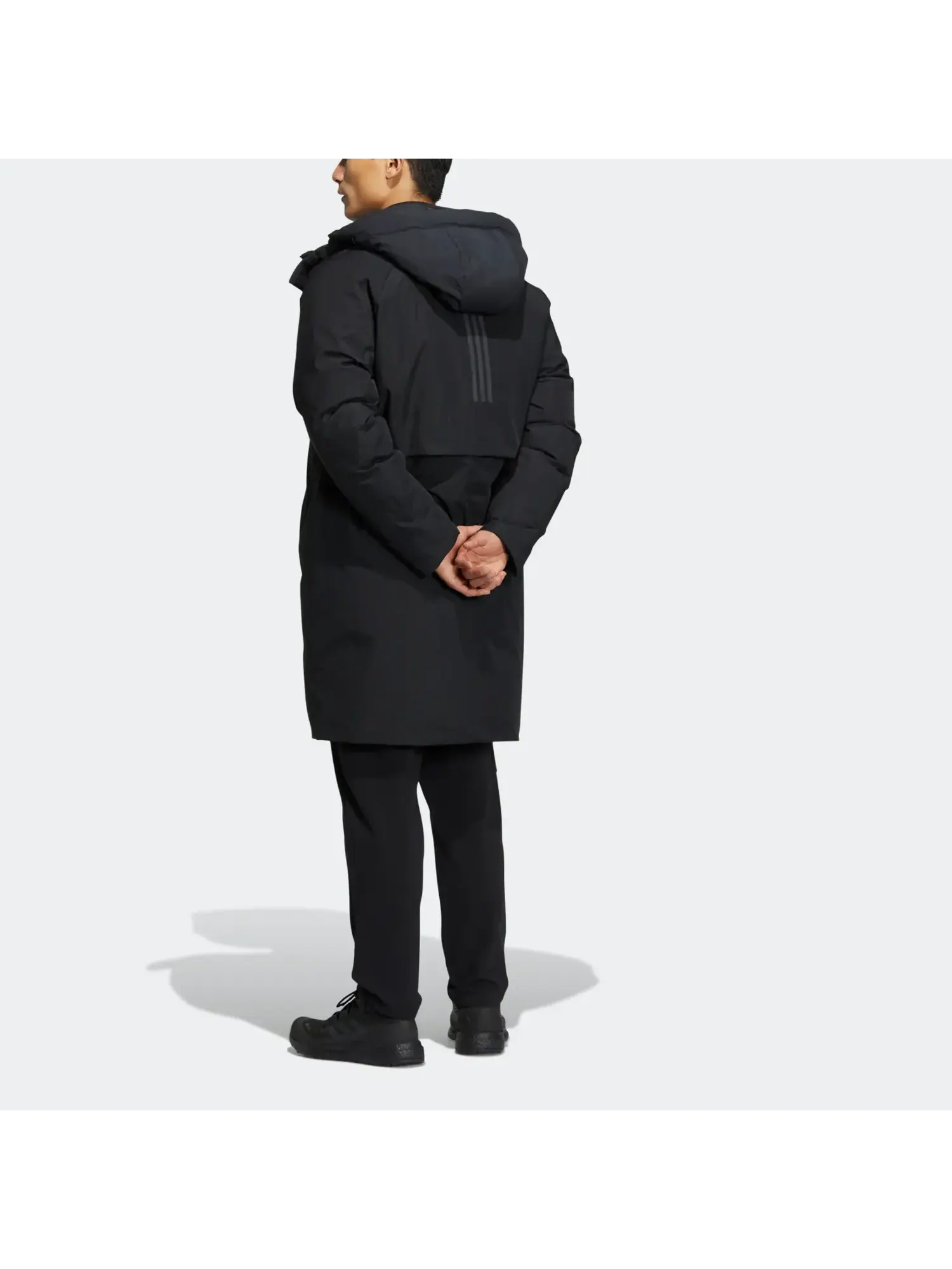 Пуховик-пальто Adidas Goose Down — изображение 3 из 4, черный