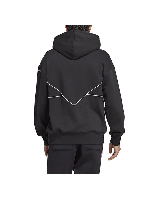 Толстовка adidas originals Adicolor Seasonal Archive Hoodie 'Black' — изображение 3 из 3, черный