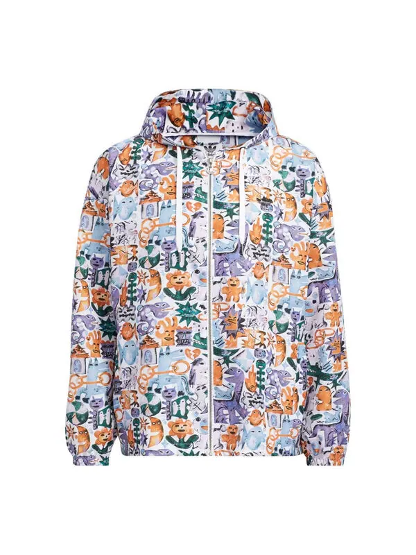 Куртка оригиналы трикотажные колье аоп Куртка Adidas — изображение 1 из 4