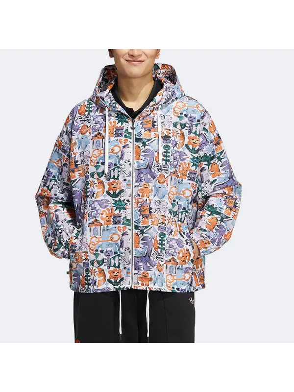 Куртка оригиналы трикотажные колье аоп Куртка Adidas — изображение 2 из 4