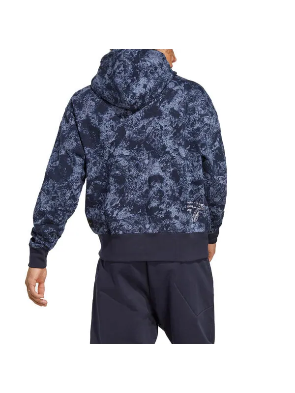 Толстовка с капюшоном x parley hoodie Adidas — изображение 3 из 3, фиолетовый