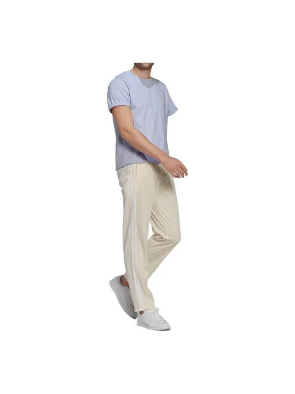 Брюки men's originals solid color stripe straight casual pants/trousers gray white Adidas — изображение 1 из 3, мульти