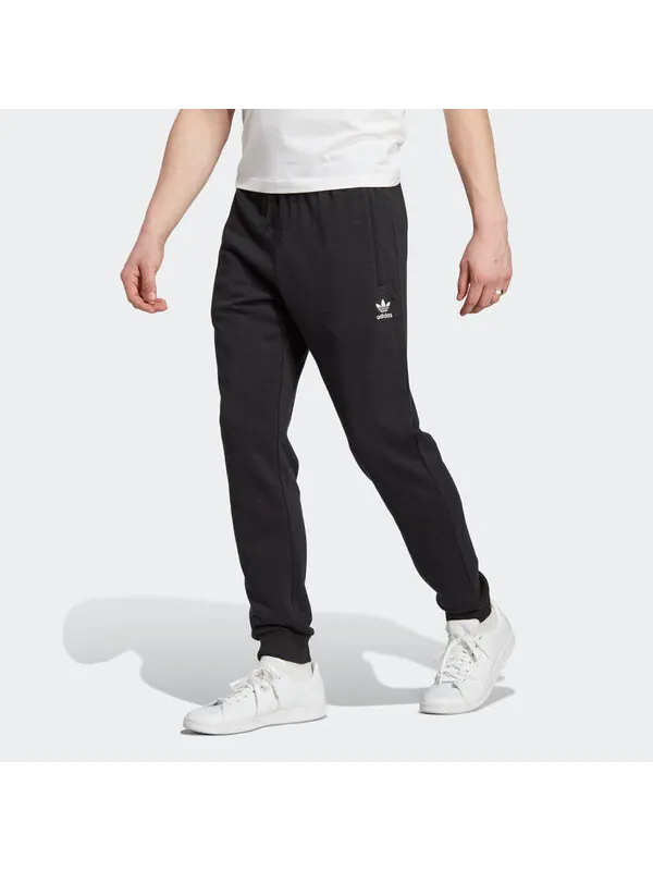 Спортивные штаны Adidas Originals Essentials+ Made with Hemp Sweat Pants 'Black' — изображение 2 из 4, черный